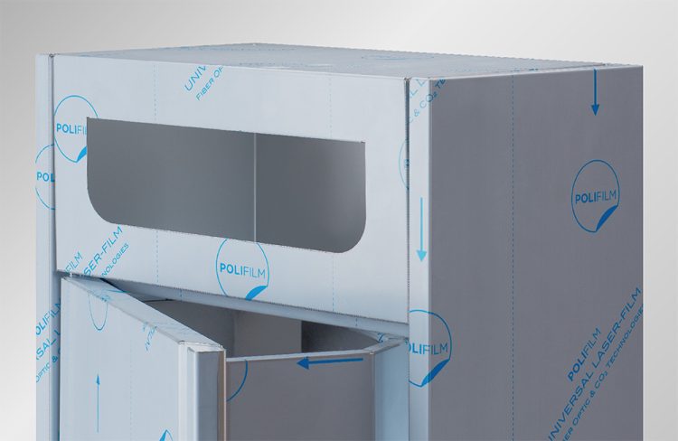 The universal laser protection PF584CS provides optimum adhesion in all  forming processes. 