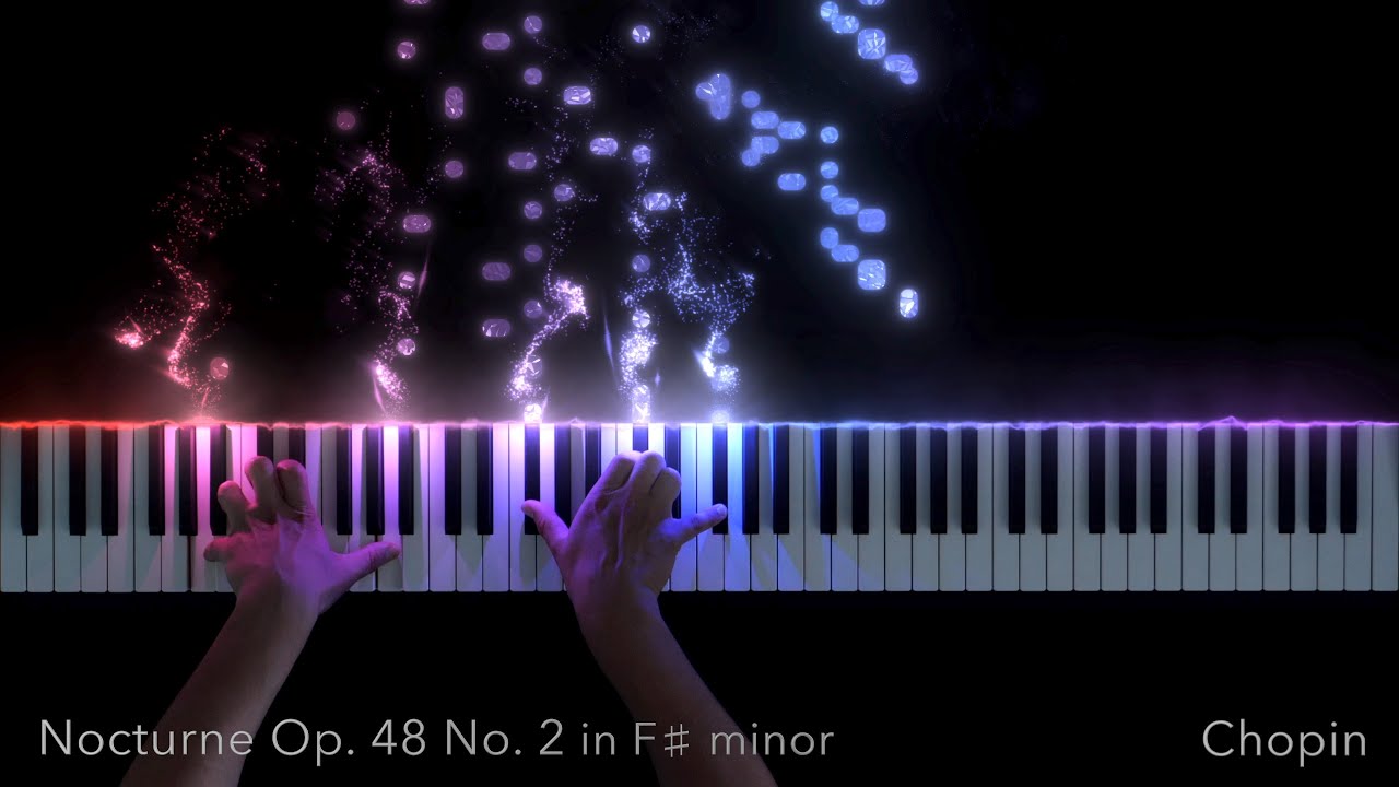 Chopin Nocturne in F-sharp Minor Piano Visualization | SeeMusic