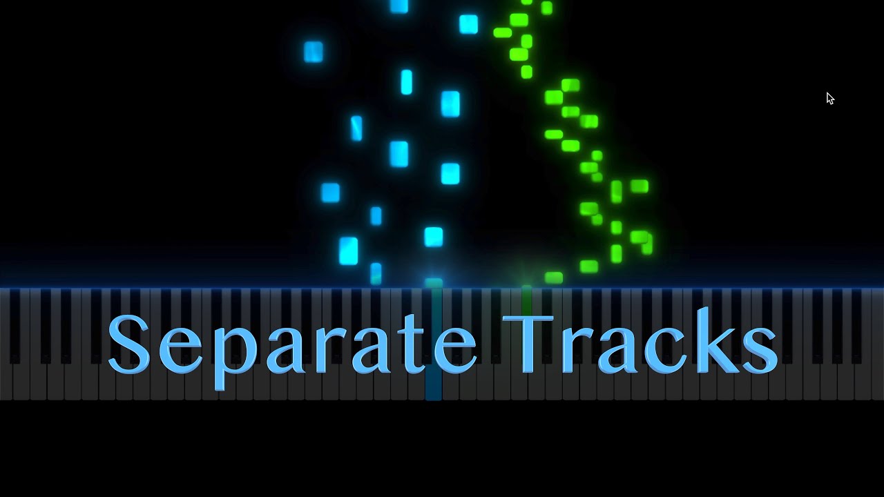 Separate Tracks Piano Visualization Tutorial | SeeMusic