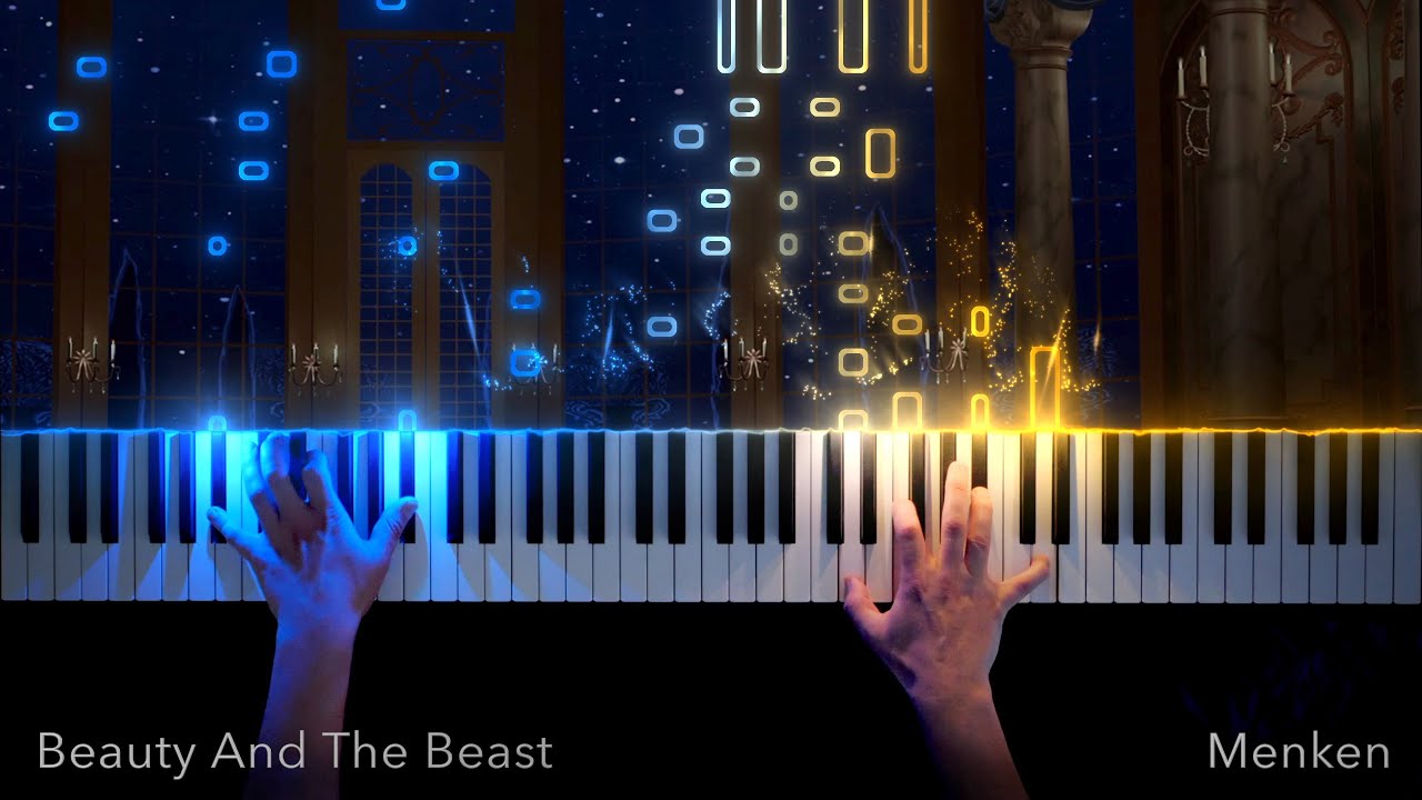 Beauty and the Beast Piano Visualization | SeeMusic