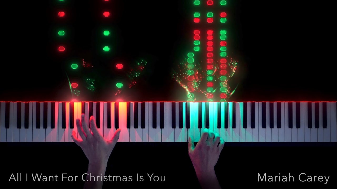 All I Want for Christmas Is You Piano Visualization | SeeMusic