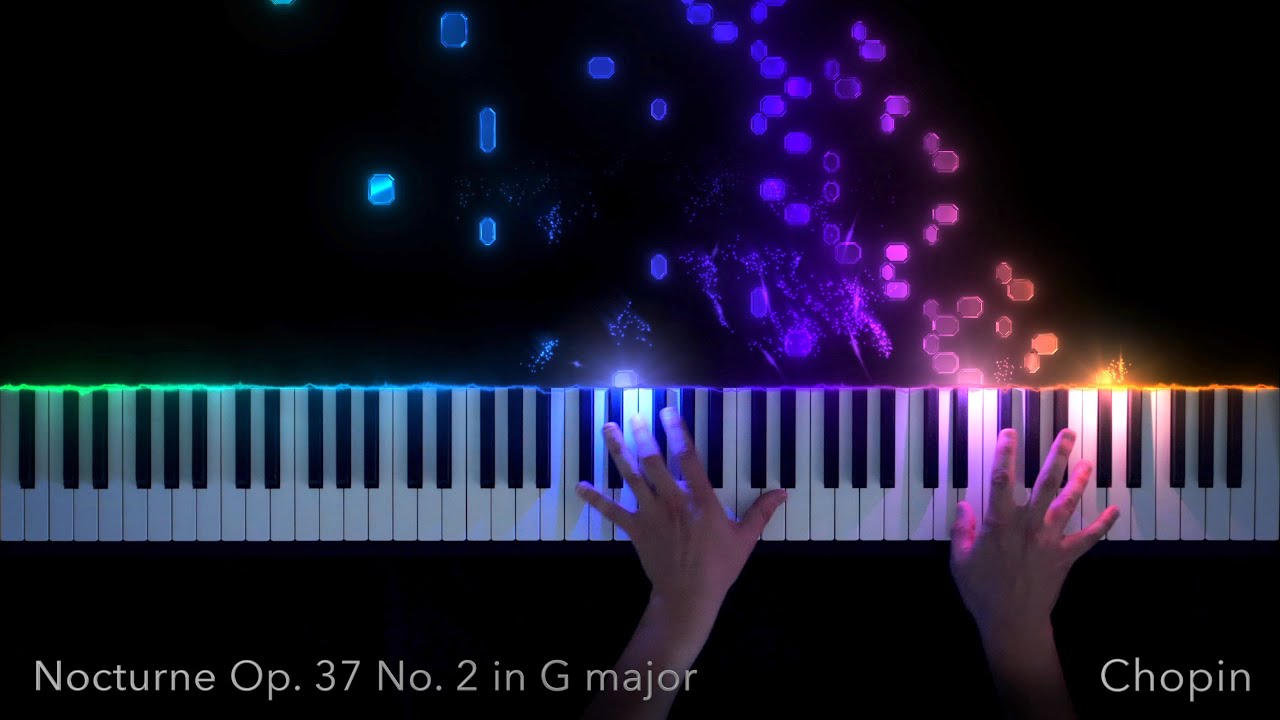 Chopin Nocturne Op. 37 No. 2 Piano Visualization | SeeMusic