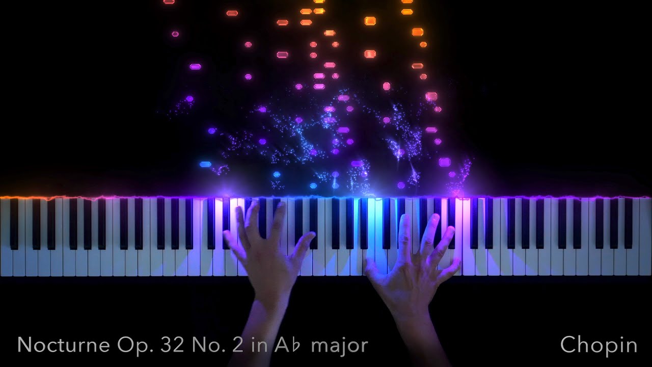 Chopin Nocturne Op. 32 No. 2 Piano Visualization | SeeMusic