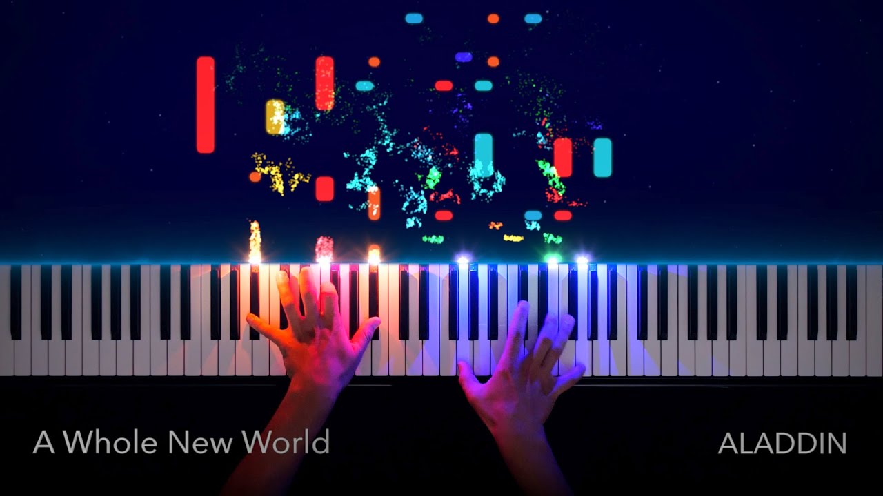 A Whole New World Piano Visualization | SeeMusic