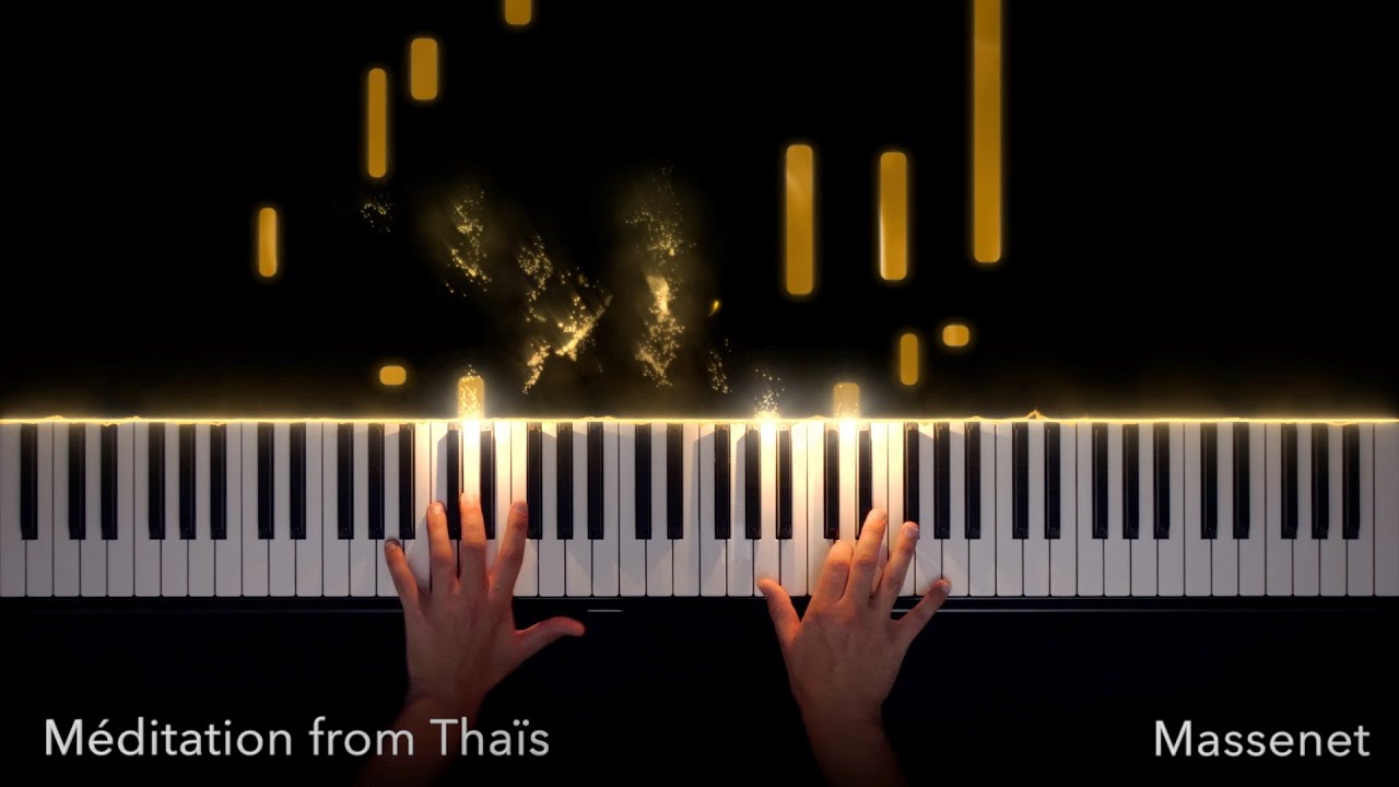 Massenet Meditation from Thaïs Piano Visualization | SeeMusic