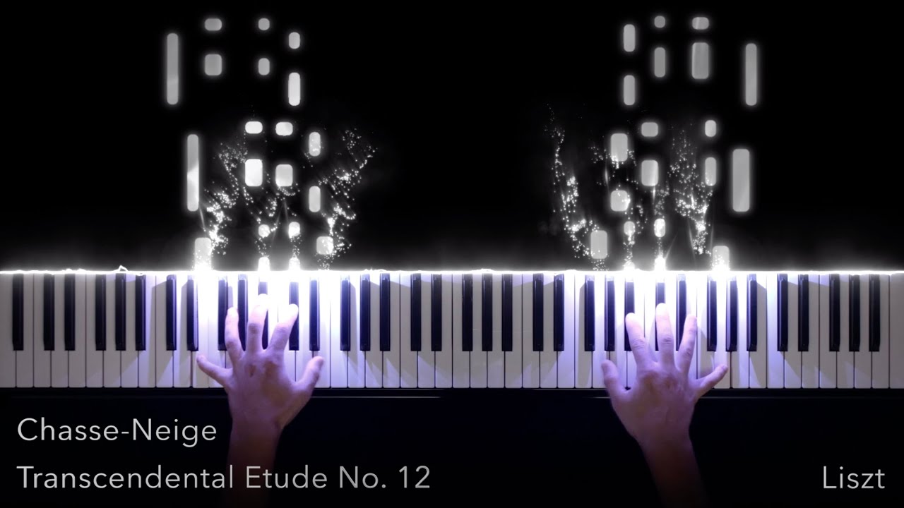 Liszt Transcendental Etude No. 12 Chasse-neige Piano Visualization | SeeMusic