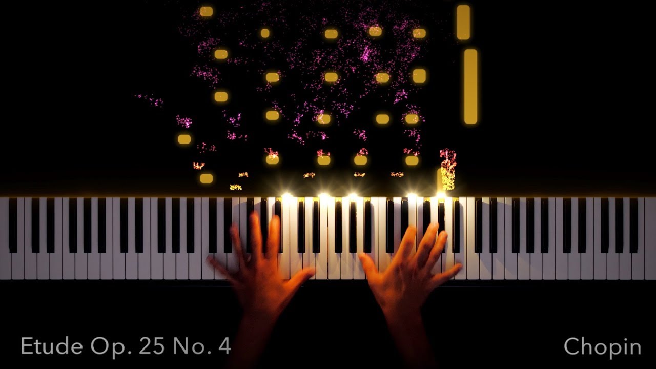 Chopin Etude Op. 25 No. 4 Piano Visualization | SeeMusic