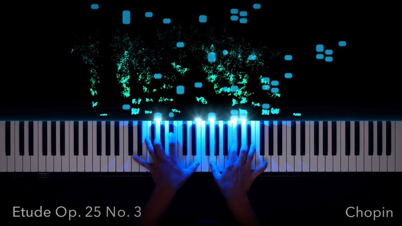 Chopin Etude Op. 25 No. 3 Piano Visualization | SeeMusic