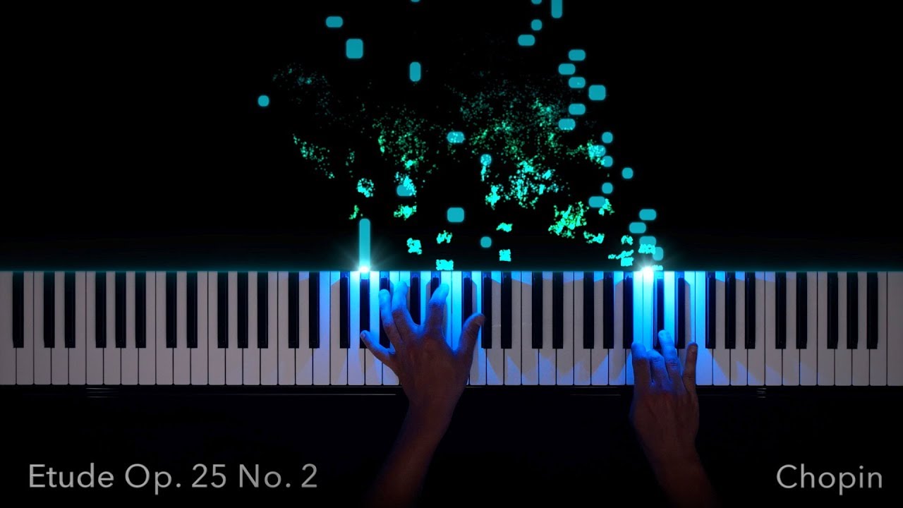 Chopin Etude Op. 25 No. 2 Piano Visualization | SeeMusic