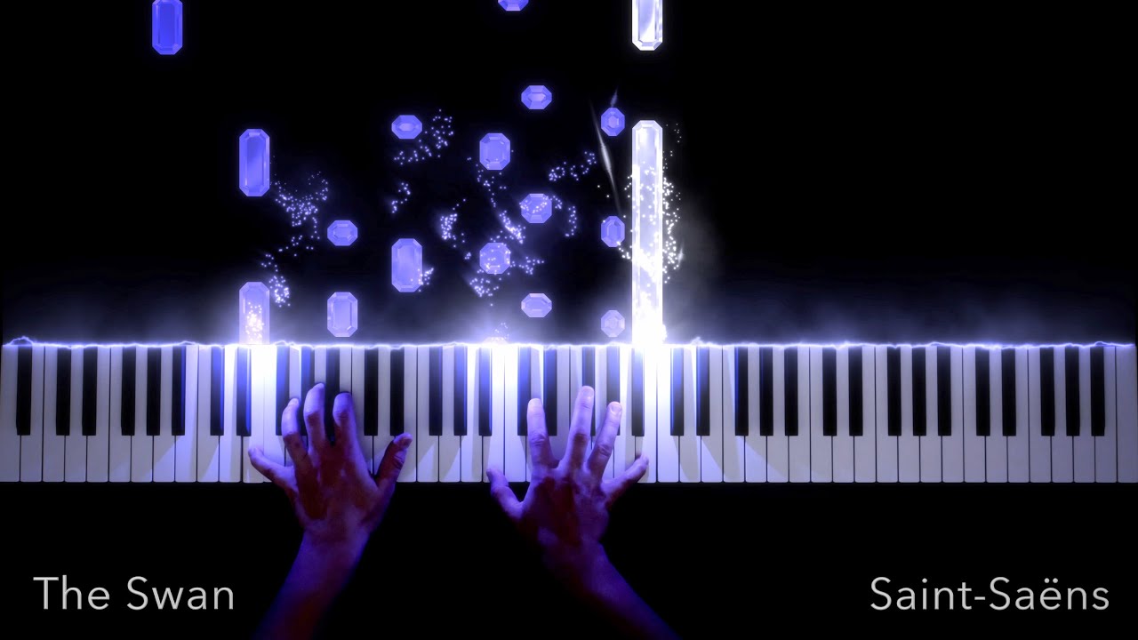 The Swan Piano Visualization (Saint-Saëns / Siloti) | SeeMusic