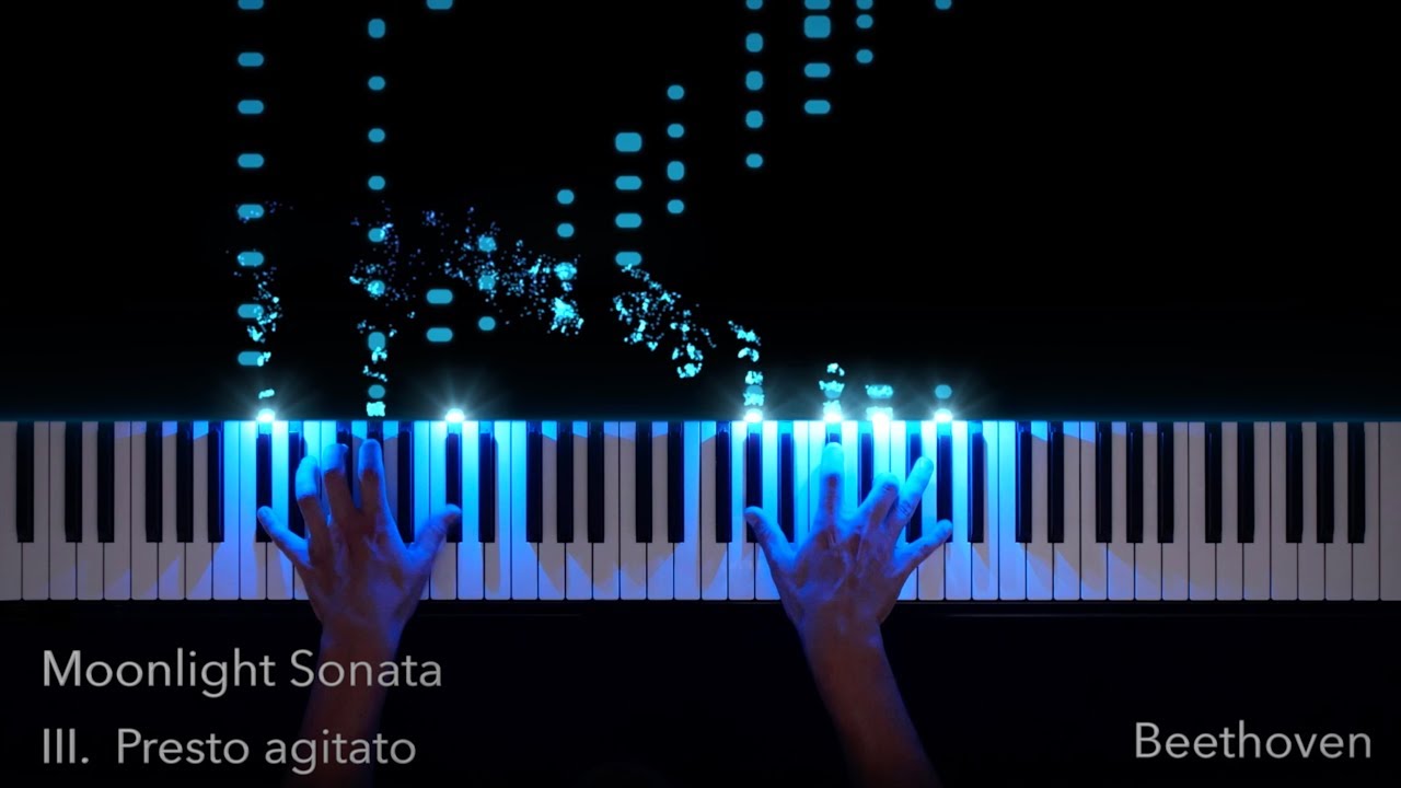 Moonlight Sonata 3rd Movement Piano Visualization | SeeMusic