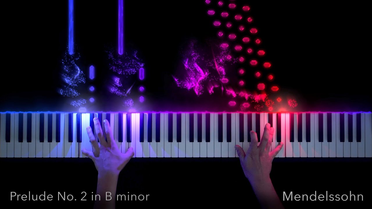 Mendelssohn Prelude Op. 104 No. 2 Piano Visualization | SeeMusic