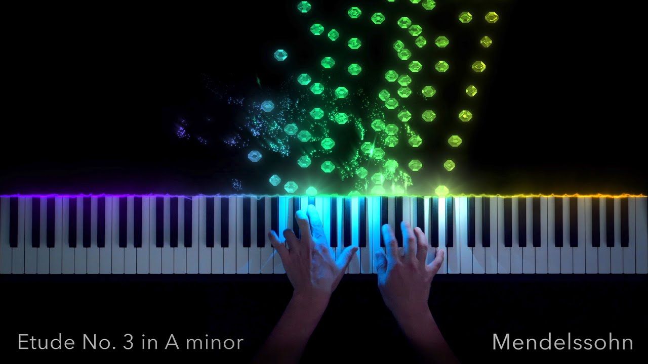 Mendelssohn Etude Op. 104 No. 3 Piano Visualization | SeeMusic