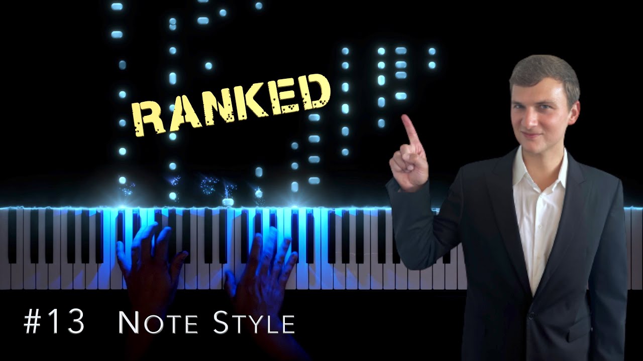Ranking SeeMusic Note Styles | Piano Visualization Style Guide