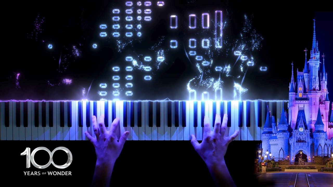 A Dream Is a Wish Your Heart Makes Piano Visualization | SeeMusic