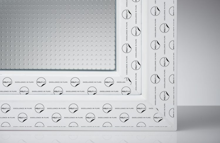 Protection films ideal for white profiles with smooth or brushed profile surfaces.